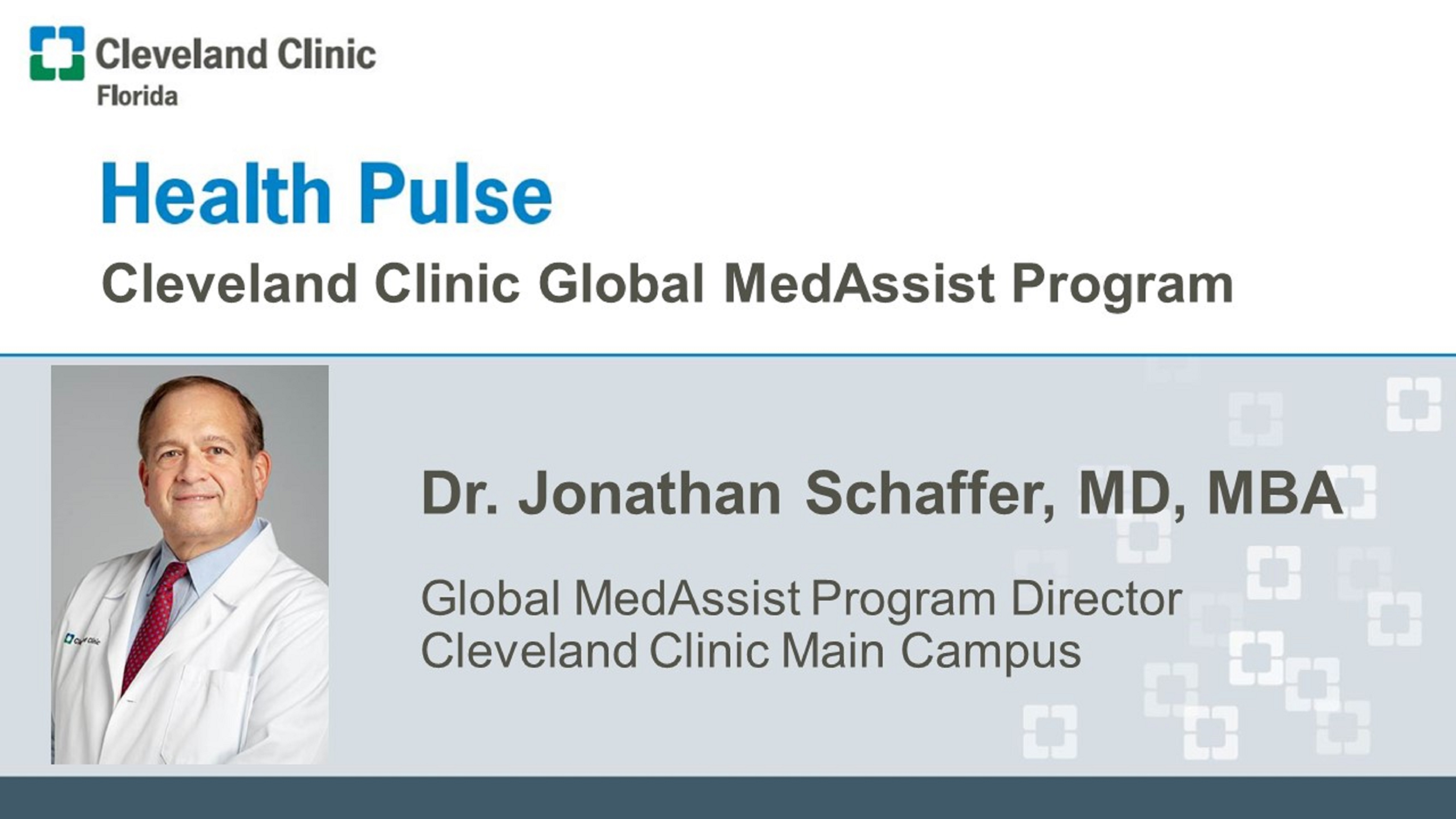 Jonathan Schaffer, MD