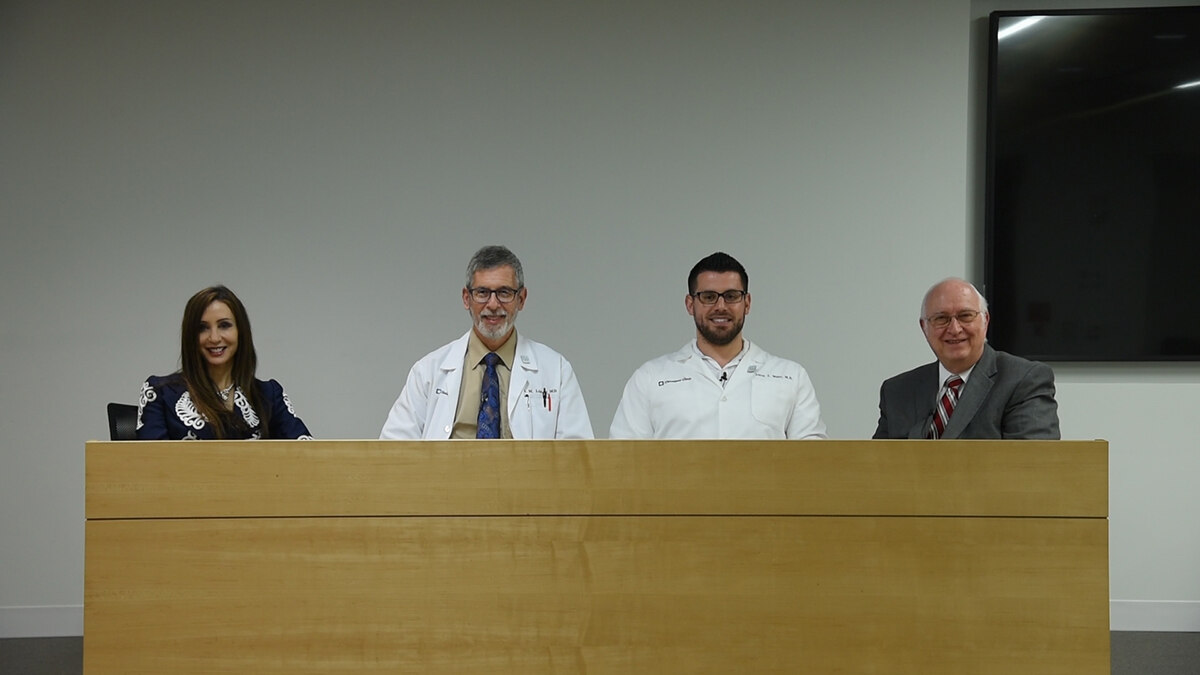 Dr. Tara Karamlou, Dr. Michael Lincoff, Dr. Aaron Weiss, Dr. Eugene Blackstone.