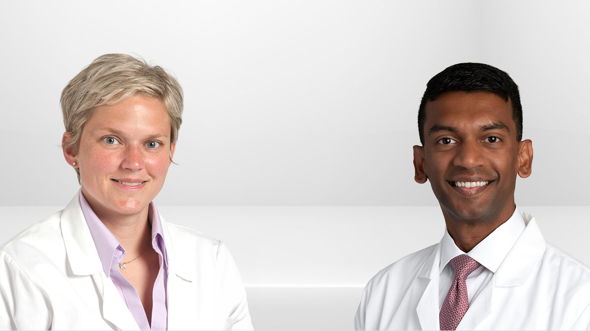 Vascular surgeons Gayan De Silva, MD, and Kathleen Boyle, DO