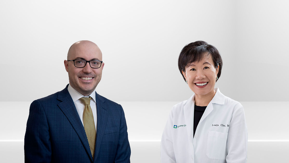 Leslie Cho, MD, and Luke Laffin, MD