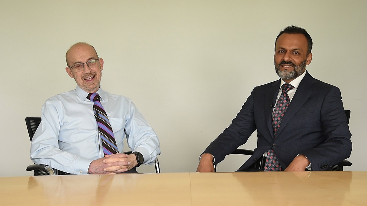Dr. Steven Nissen and Dr. Jaikirshan (Jay) Khatri