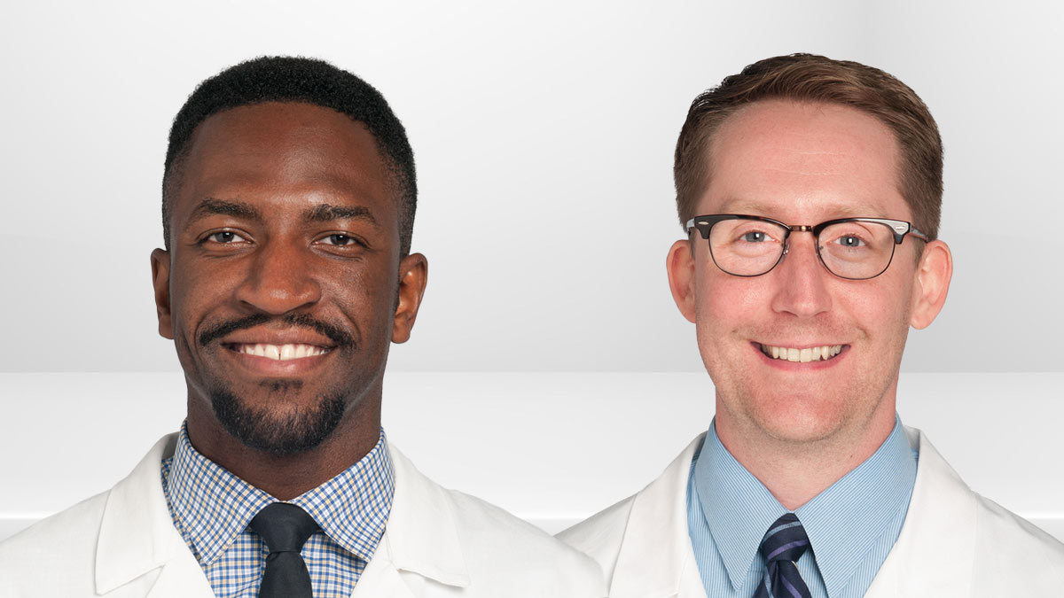 Drs. Ayodeji E. Sotimehin and Bradley C. Gill