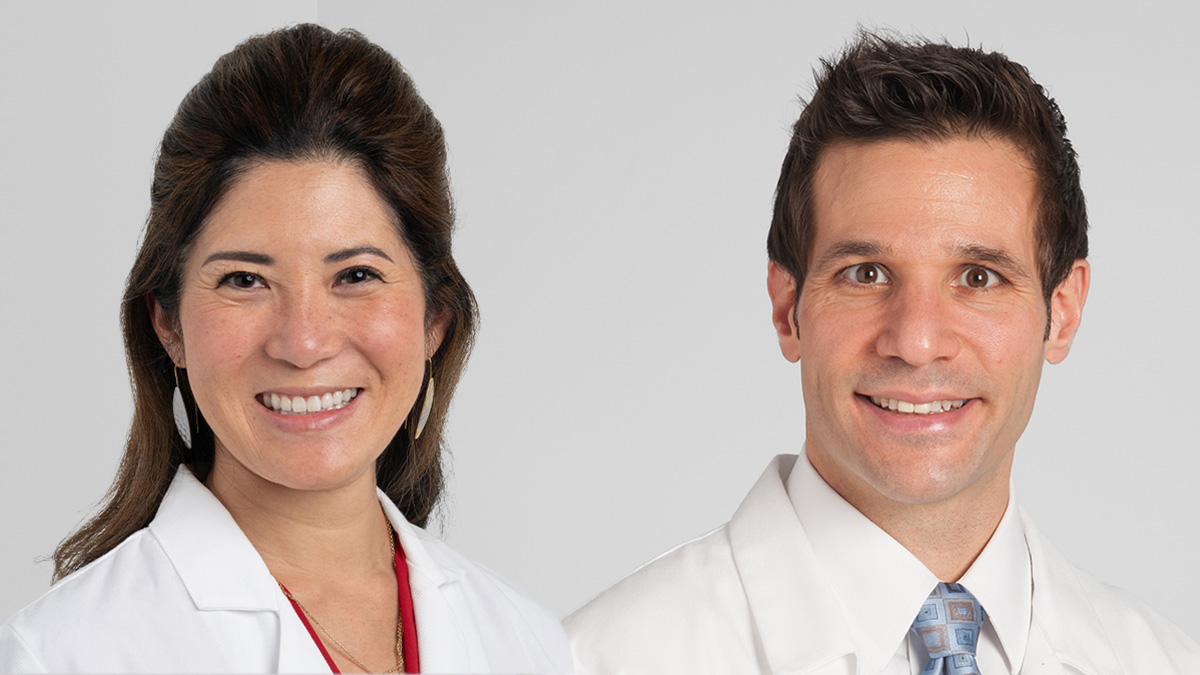 Dr. Lynn Woo (left) and Dr. Anthony DeRoss (right)