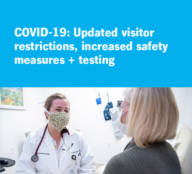 Covid-19: Updated visitor restrictions, increased safety measures + testing
