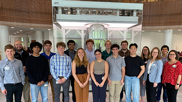 Interns develop AI and quantum computing skills while preparing for healthcare careers