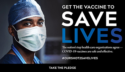 Get the vaccine to save lives campaign