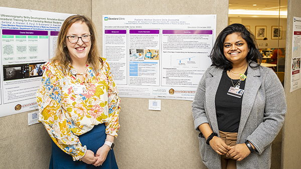 Sim Center researchers at the 2024 poster showcase event