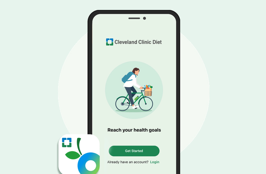 illustration of cleveland clinic diet app