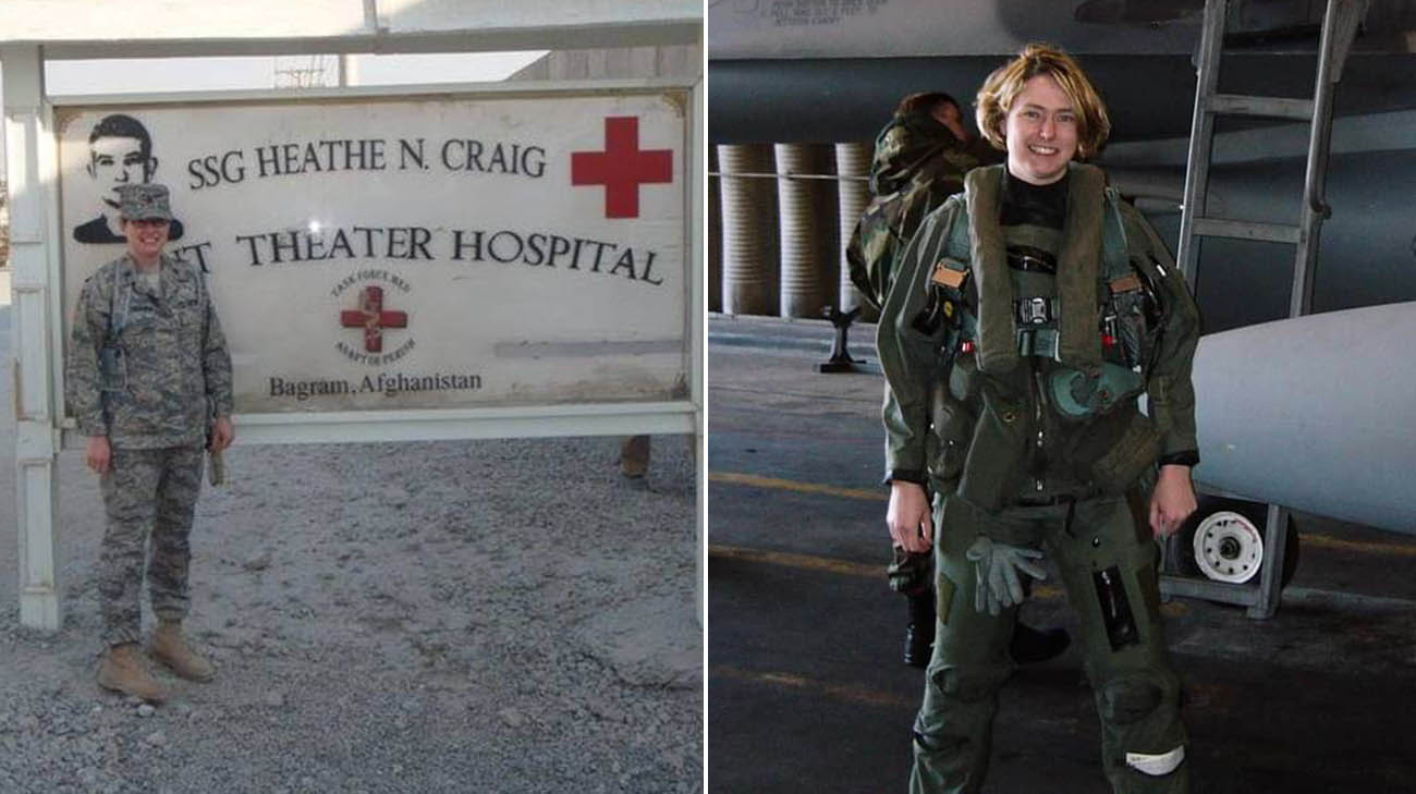 Sara was a physician in the Air Force from 2012 to 2019. 