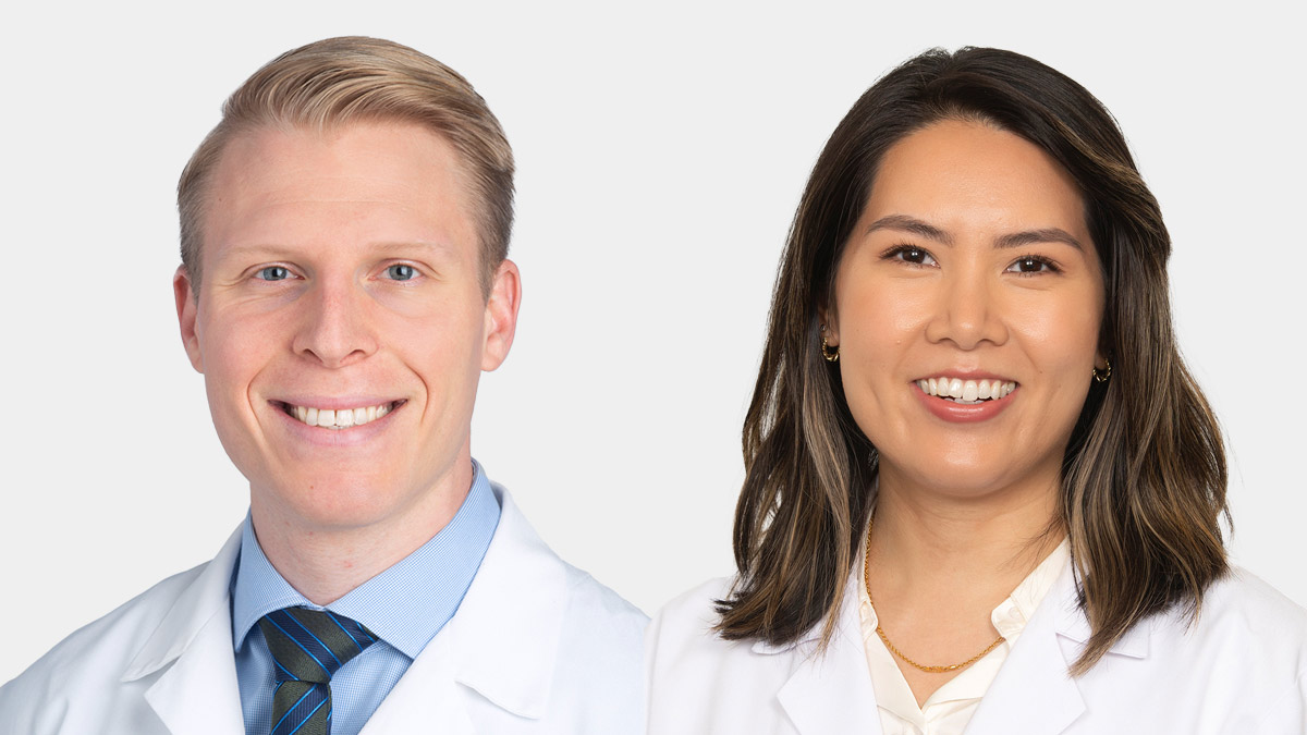 David Octeau, MD and Emily Zhang, MD