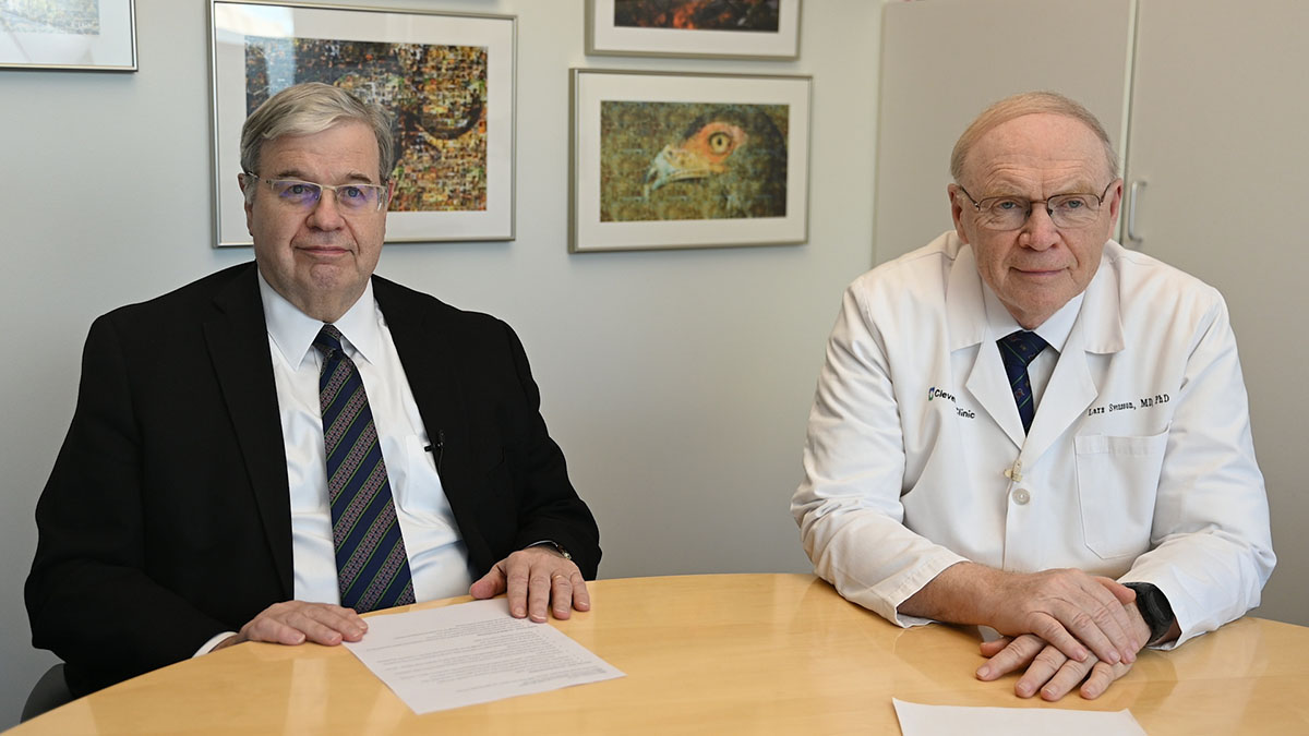 Lars Svensson, MD, PhD, and Brian Griffin, MD, discuss treatment options for managing bicuspid valve disease.