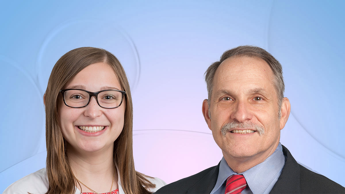 Dr. Marvin Natowicz and Samantha Tidd
