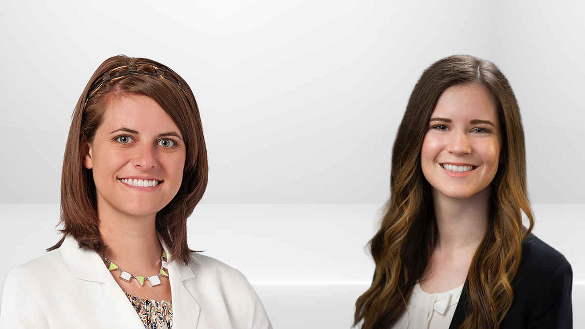 Rachel Barron, MD and Kathryn Menard, DPT